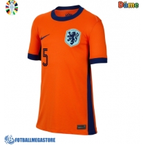 Fotballdrakt Dame Nederland Nathan Ake #5 Hjemmedrakt EM 2024 Kortermet